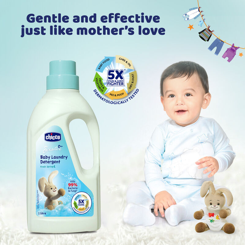 Baby Laundry Detergent (Fresh Spring) (1L) image number 2